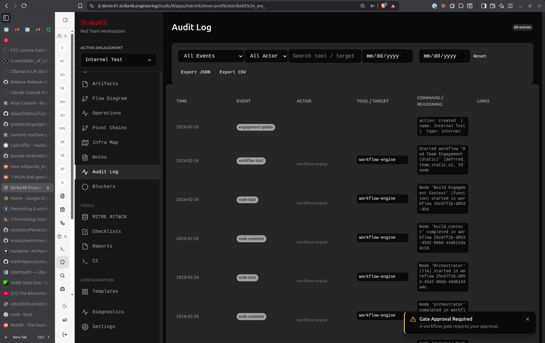 Audit Log